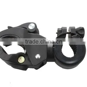 Universal Bicycle Bike LED Torch Front Light Flashlight Mount Bracket Holder New thumbnail-4