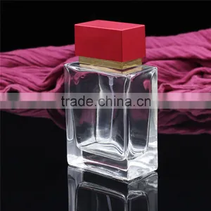 Simple Style Wholesale Square Glass Perfume Spray Bottle thumbnail-3
