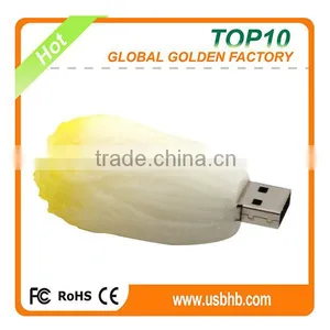 China Wholesale Bulk 2gb 4gb 8gb Cute PVC Cabbage Pendrive thumbnail-1