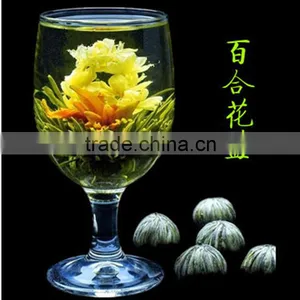 2015 New Hand Made Blooming Tea Lilies and Jasmine Flower thumbnail-1