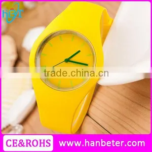 Round Face Promotion Items Japan Movement Geneva Silicone Jelly Watch Kids Watches thumbnail-1