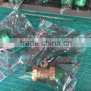 Middle-weight Full Flow Double PPR Connection Flat Lever Ball Valve, Brass Plating thumbnail-3