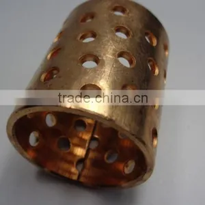 High Performence Bronze With Through Hole Selflubricating Bushing Bearing thumbnail-3