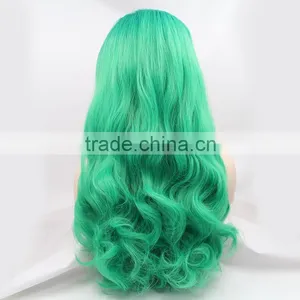 Large Stock Wholesale Price Colorful Synthetic Hair Wig thumbnail-4