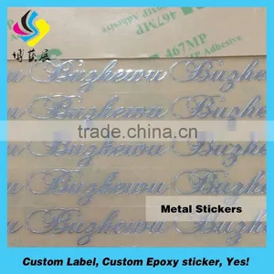 Customized Self Adhesive 3D Metal Separating Nameplate Logo Tag for Car OEM/ODM Offered thumbnail-3