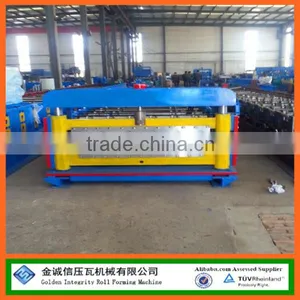 IBR Panel Roof /Wall Double Deck Roll Forming Machine thumbnail-2