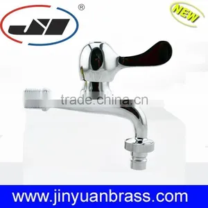 China Brass Taps Water Bibcock 1/2 Lever Singer Handle Washing Tap thumbnail-1