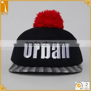 5 Panel Sports Style Flat Brim Ball Custom Snapback Caps thumbnail-1