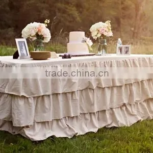 Steps In Table Skirting Square Table Skirting For Wedding thumbnail-5