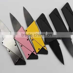OEM Multi Color Foldable Credit Card Knife Can do Customer Logo thumbnail-1