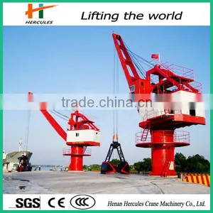 360 Degree Rotation Offshore Pedestal Port Crane thumbnail-4