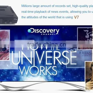 Pre-sale!!! Freesat V7 Super Mini DVB-S2 Satellite Receivers Support PowerVu, Bisskey and Cccam With Dongle Supported thumbnail-6