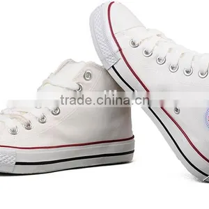 2016Fashion High Top Sneakers Unisex Canvas Shoes Lace up Shoes thumbnail-1