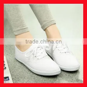 White Women Lace Casual Canvas Shoes Lady Fashion Shoe thumbnail-1