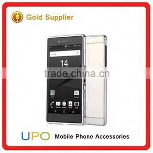 [UPO] Luxury Electroplate Mirror Back Cover + Metal Aluminum Bumper Frame Case For Sony Xperia Z5 thumbnail-4