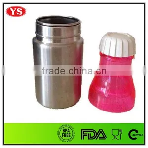 Single Wall Bpa Free 500ml Plastic and Stainless Steel Soda Bottle thumbnail-1