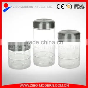 Glass Canister With Lid Glass Jar for Food Storage thumbnail-1