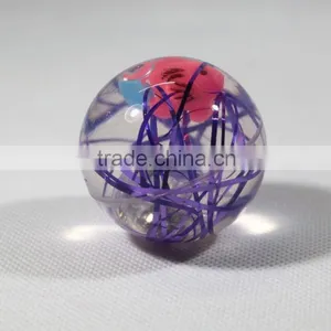 55mm Lucency Fish Crystal Led Flashing Light Bouncy Ball Baby Kids Toys Water Ball thumbnail-6