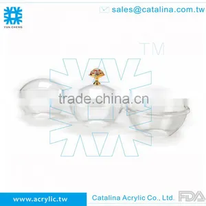 Functional Acrylic Plastic Salt Sugar Pepper Tray thumbnail-3