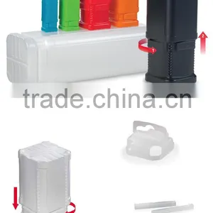 PP PE PVC Available Printed Labelling Plastic Musical Instrument Spare Parts Packaging Tube With Detachable Hanger Block Pack BK thumbnail-3