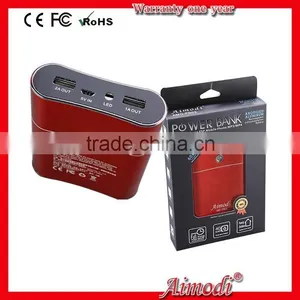 Aluminum Alloy Portable Power Bank Latest Design Power Bank 6000 MAh BP02 thumbnail-1