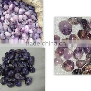 AMETHESE AGATE TUMBLED PEBBLES STONE thumbnail-1