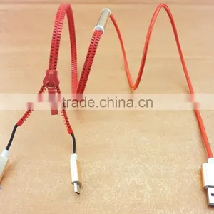 Wholesale Zipper Usb Otg Cable for Iphone 5 Usb Cable thumbnail-1