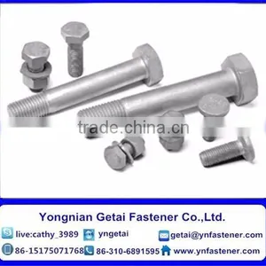 Hot Dip Galvanized Hexagon Bolts DIN 933 DIN 931 Grade 4.8 thumbnail-3