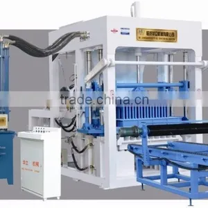 QT4-15B Medium Size Hydraulic Adobe Interlocking Block Making Machine With PLC Control Cabinet Ghana Price thumbnail-3