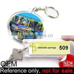Fashion Custom Photo Plastic Room Hotel Key Rings thumbnail-1
