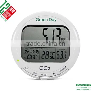 High Accuracy NDIR Sensors IAQ Monitor, RH Temperature CO2 Detector AZ7788 thumbnail-2