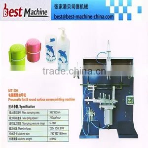 ProfessionalAnd Reliable Pneumatic Flat&round Surface Screen Printing Machine thumbnail-2