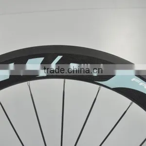 50mm FFWD Carbon Fiber Aluminum Alloy Road Bicycle Wheels for Sale,20 Carbon Bicycle Wheels 700c White Carbon Road Bike Wheels thumbnail-2