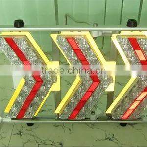 Solar LED Construction Road Traffic Warning Sign thumbnail-1