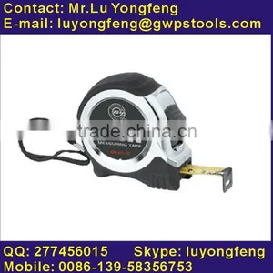 Steel Measuring Tape With Chrome Plated Case thumbnail-1