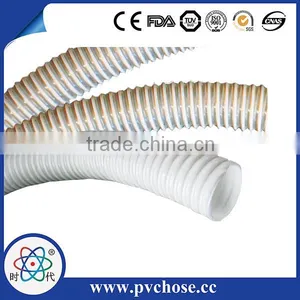 PVC Nylon Polyester Braided Spiral Galvanized Steel Wire Reinforced Water Suction Hose Pipe thumbnail-1