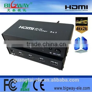 3X1 HDMI 1.4 Switcher Supports Resolution up to 2160P and 1080P thumbnail-2