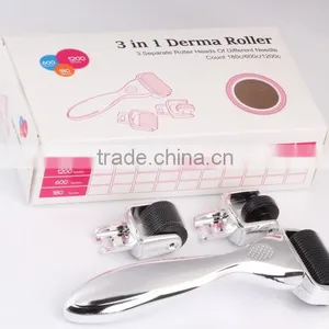 NL-301 Wholesale Price 3 in 1 Derma Roller With High Quality Gold Micro Needles Salon Products thumbnail-1