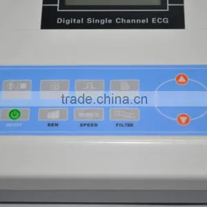 Popular Portable 12 Lead Resting Single Channel Electrocardiograph ECG Machine EKG-901-2 With CE ISO Certificate thumbnail-3