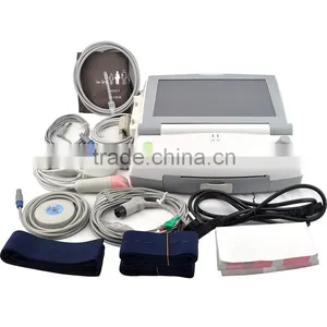 12 Inch Multi Parameter FHR TOCO FM Fetal Monitor NST CTG Detecting Fetus Fetal Movement Single Twins Optional thumbnail-2