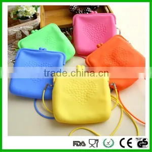 High Quality Candy Colors Silicone Waterproof Shoulder Bag Tote Bag thumbnail-1