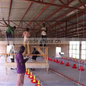 Height Adjustable Automatic Auger Pan Feeder Broiler Machine thumbnail-1