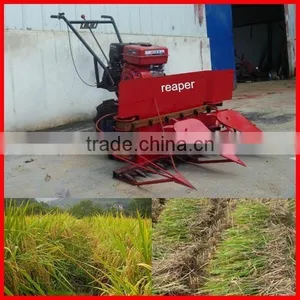 Driven by Gasoline Engine Wheat Reaper Machine thumbnail-2