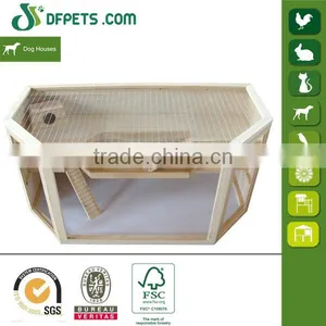DFPets DFH002 Wood Animal Pet Hamster Cage thumbnail-5
