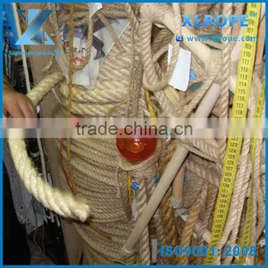 3 Strand Strong Sisal Manila Rope for Oil Field thumbnail-1