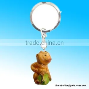 Monkey Pick Coconuts Thailand Key Chains 3D Resin TOY Fridge Magnet thumbnail-1