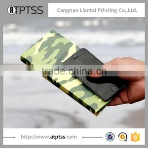 Camo Printed Tyvek Clutch Wallet Paper Wallet thumbnail-1