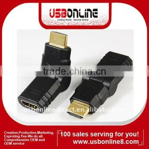HDMI Male to HDMI Male Adaptor Swing Type thumbnail-1