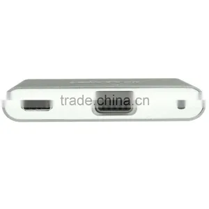 Hot Selling Best Quality VOXLINK Digital AV Adapter With HDMI And VGA+Audio Dual Display Converter Dark Gray thumbnail-4
