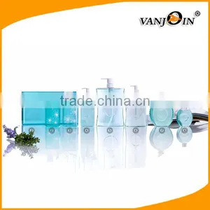 Red Octagonal Plastic Cosmetic Containers for Lotion Shampoo Hand Wash thumbnail-3